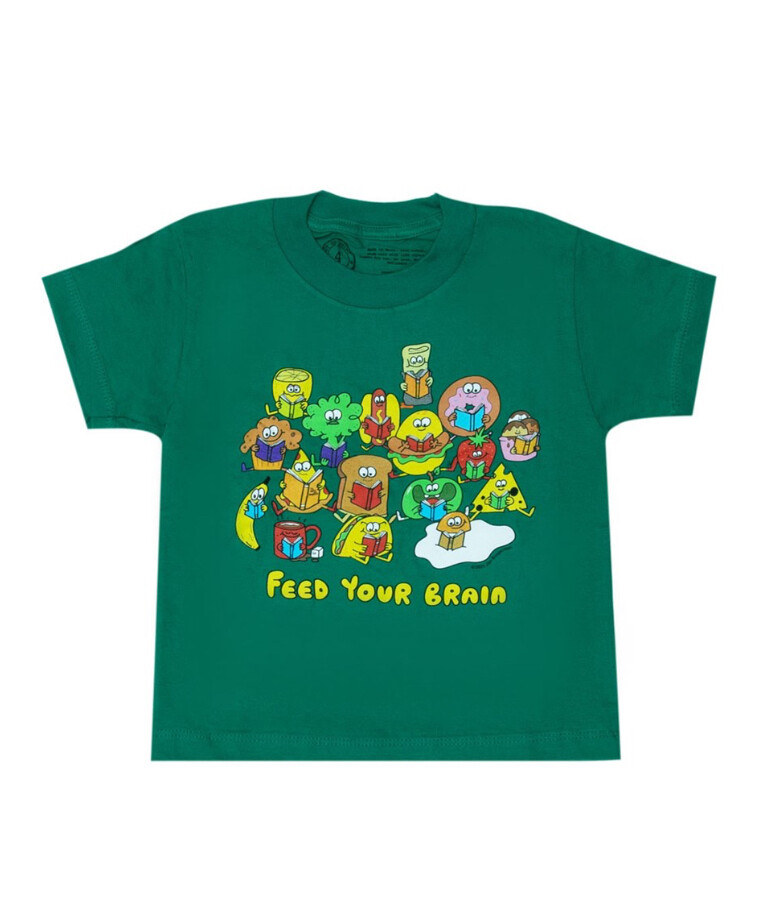 Feed Your Brain (Green)Youth T-Shirt