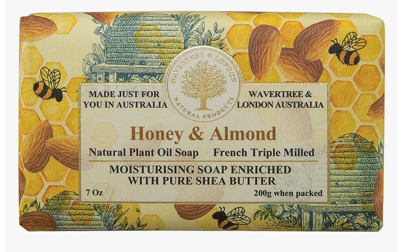 Wavertree &amp; London Honey &amp; Almond Luxury Soap 
