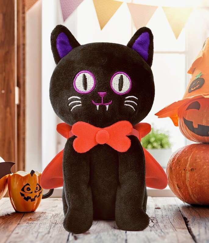 Halloween Cat Plush With Cloak