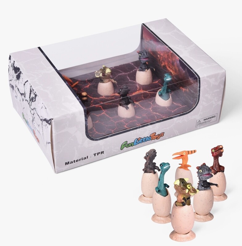 Dinosaur Eggs, 6 piece