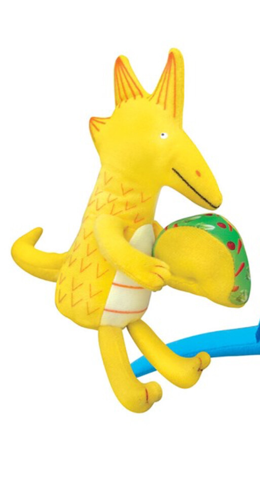 Yellow Dragons Love Tacos Plush