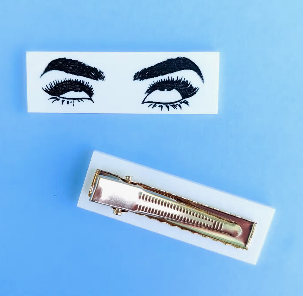 Eyeroll Acrylic Statement Clip