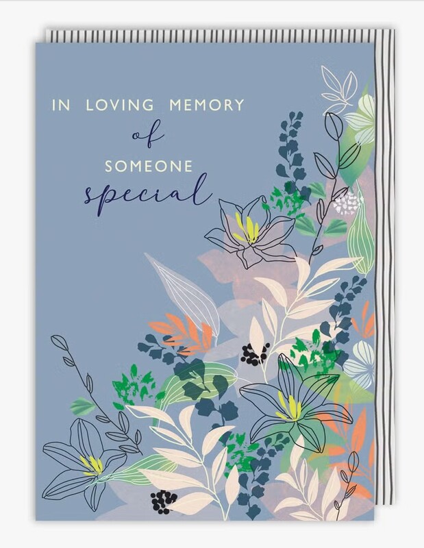 In Loving memory of Someone Special Sympathy Card