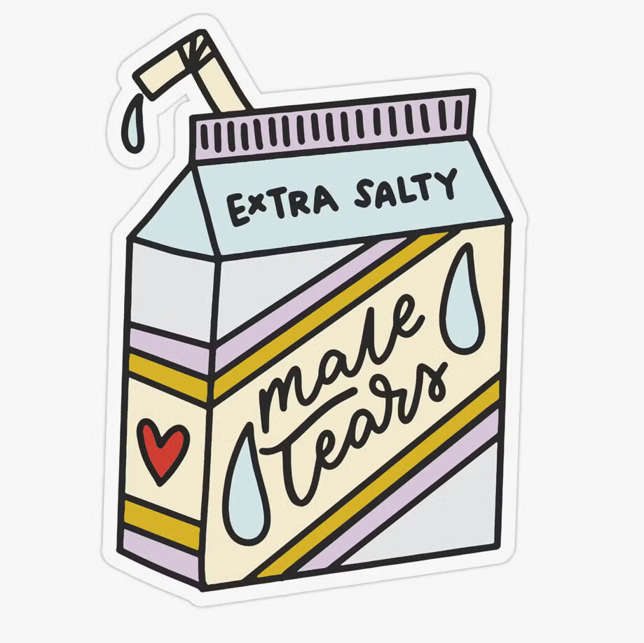 Extra Salty Male Tears Sticker