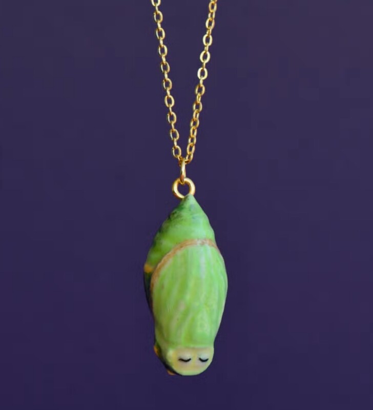 Chrysalis Porcelain Necklace