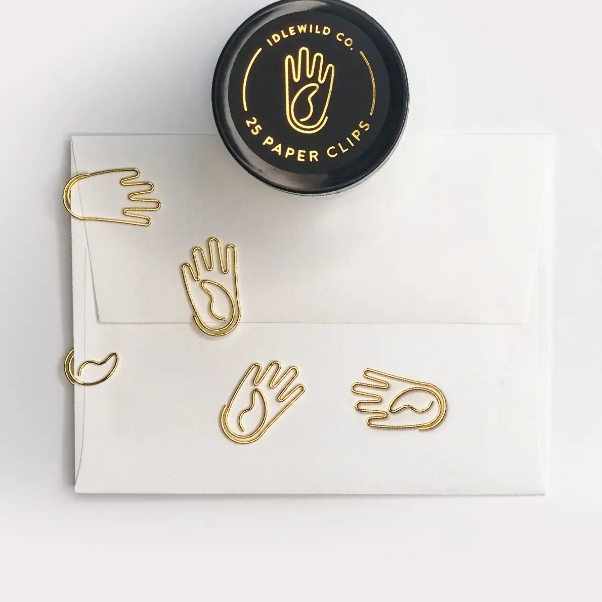 Hand Gold Plated Paper Clips 