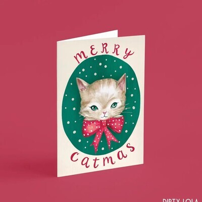 Merry Catmas Card