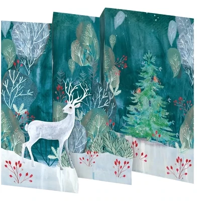 Silver Stag Tri-Fold Card Pack