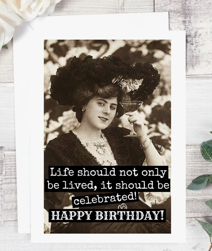 Life Should Not Only Be Lived Card