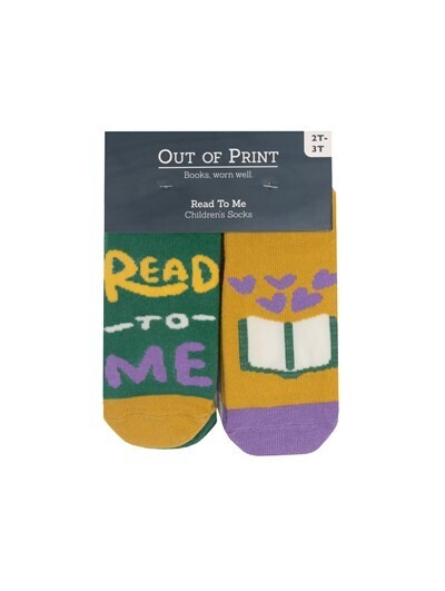 Read To Me Toddler Socks - 4 Pairs! 2T to 3T