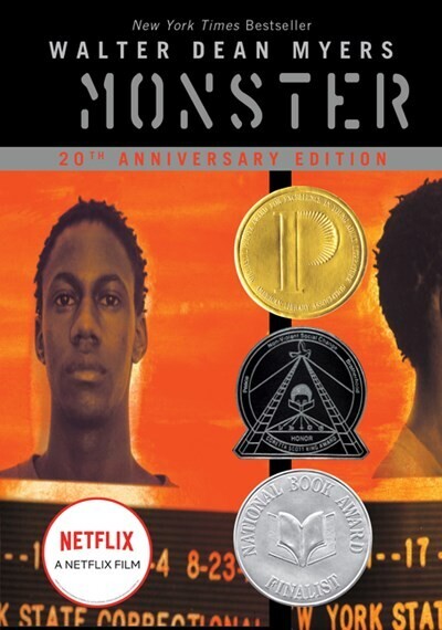Monster by Walter Myers (Banned Book)