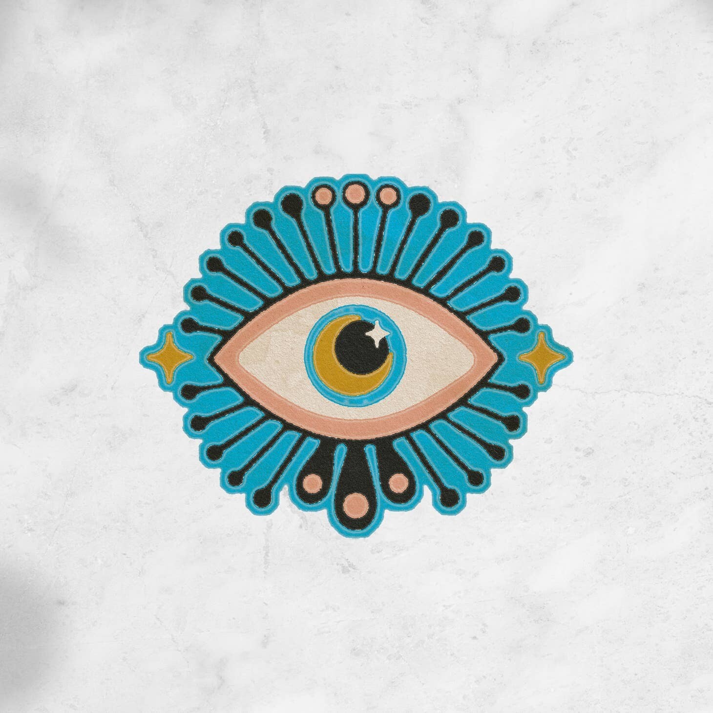 Evil Eye Sticker - Glossy