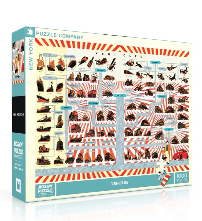 Vehicles 1000 Piece Puzzles