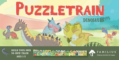 Puzzle Train: Dinosaurs 26-Piece Puzzle