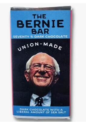 Bernie Sanders Chocolate Bar with Sea Salt