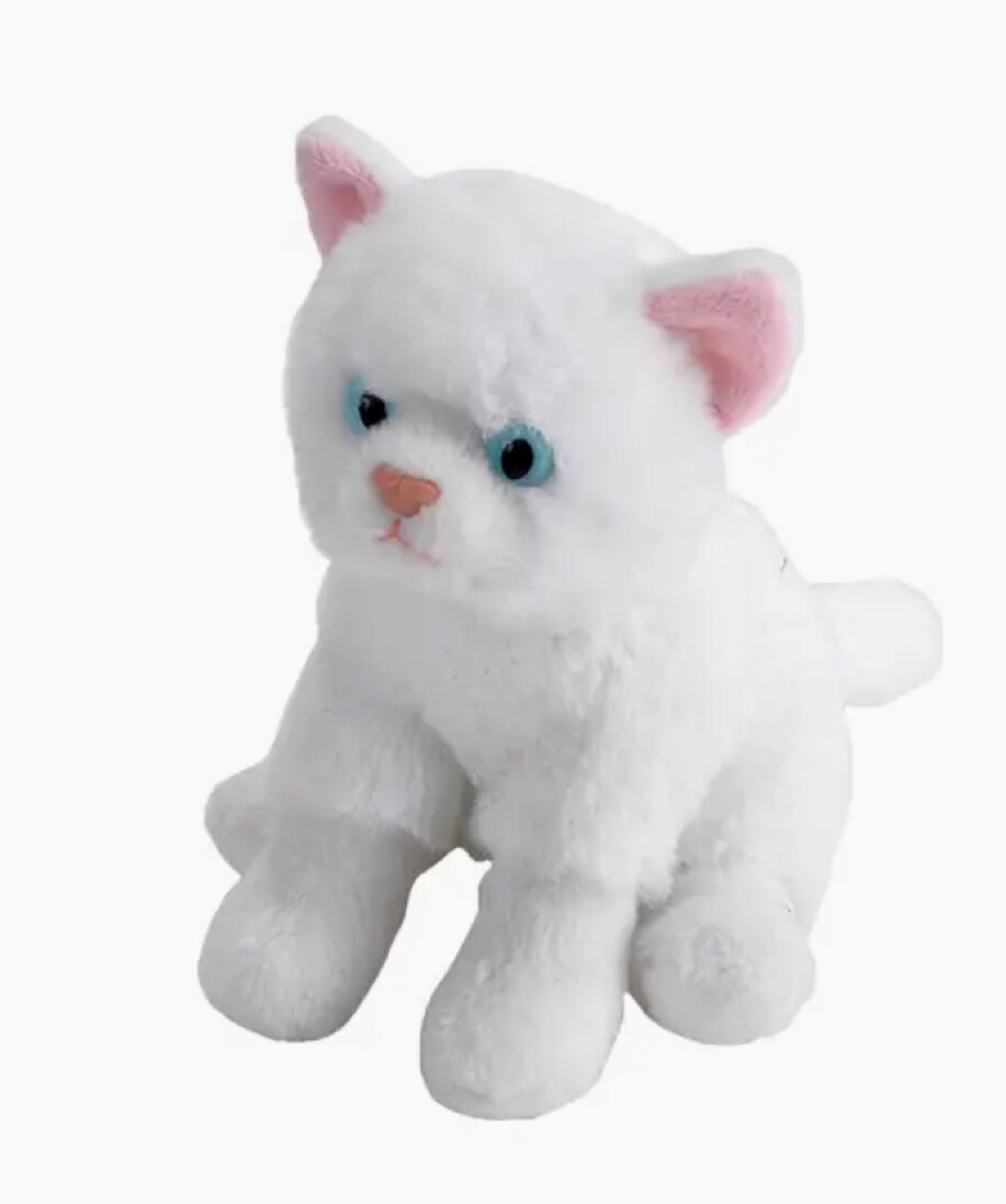 White  Cat Stuffed Animal 
