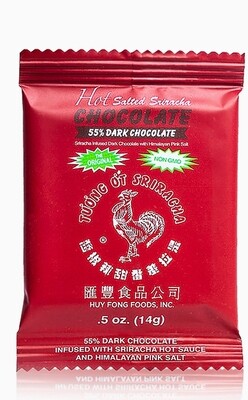 55% Dark Mini Sriracha Chocolate Bar .5oz
