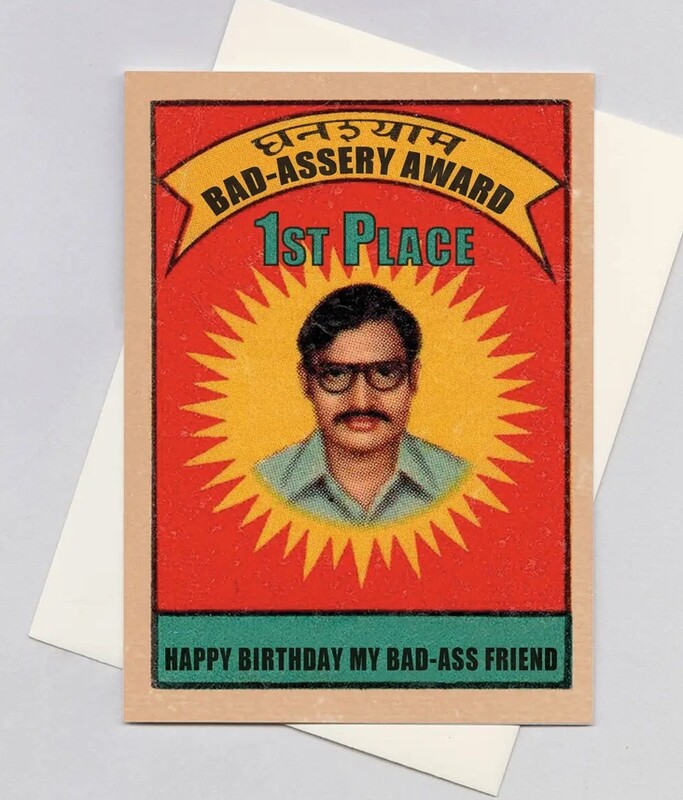 Bad-Assery Award Birthday Card