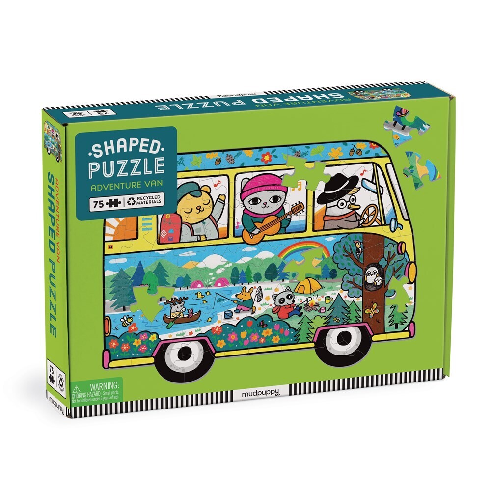 Adventure Van – 75 Piece Unique Van Shaped Scene Puzzle