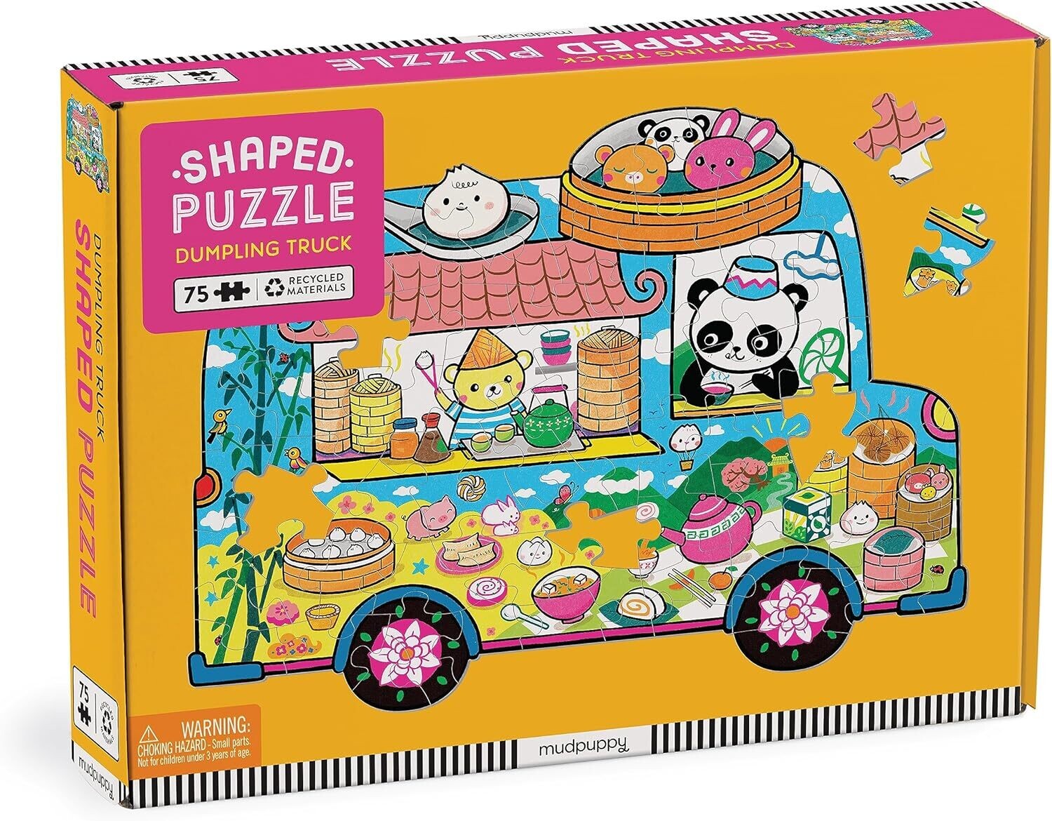 Dumpling Truck – 75 Piece Unique Truck Shaped Scene Puzzle
