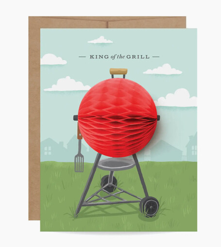 Pop-Fathers Day Card, Grill