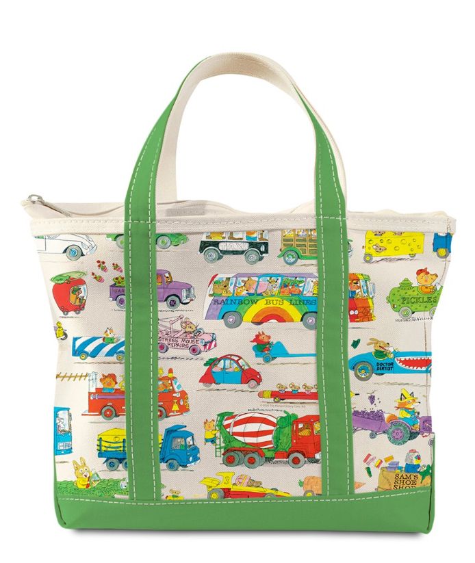 Cars and Trucks and Things That Go Zippered Tote Bage