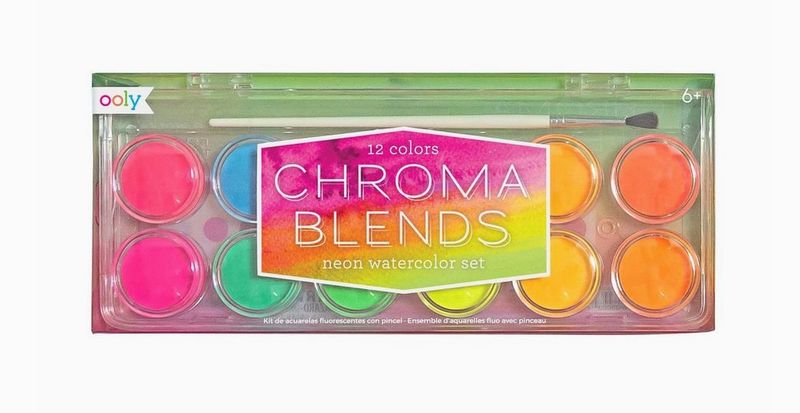 Chroma Neon Blend Watercolor Paint, 13 pc. Set