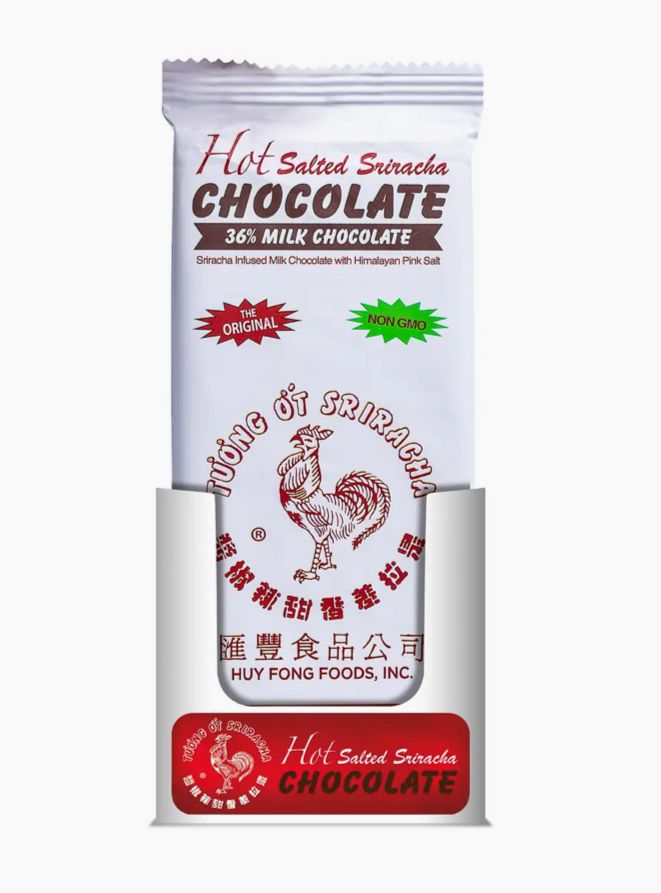 Hot Salted Sriracha Milk Chocolate Bar
