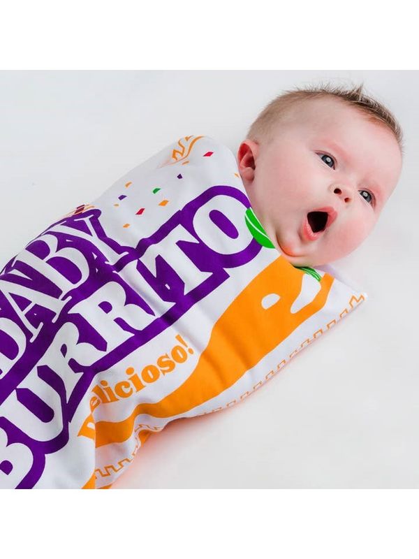 Fast Food Burrito Swaddling Blanket