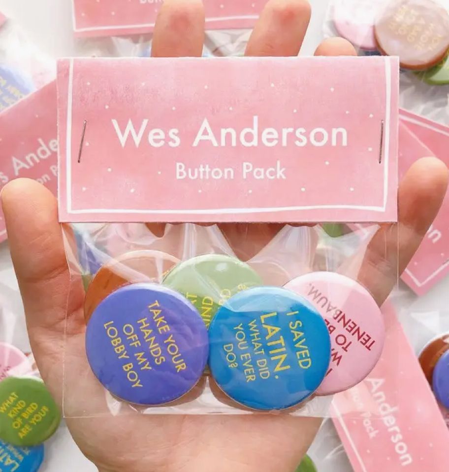 Wes Anderson Button Pack 