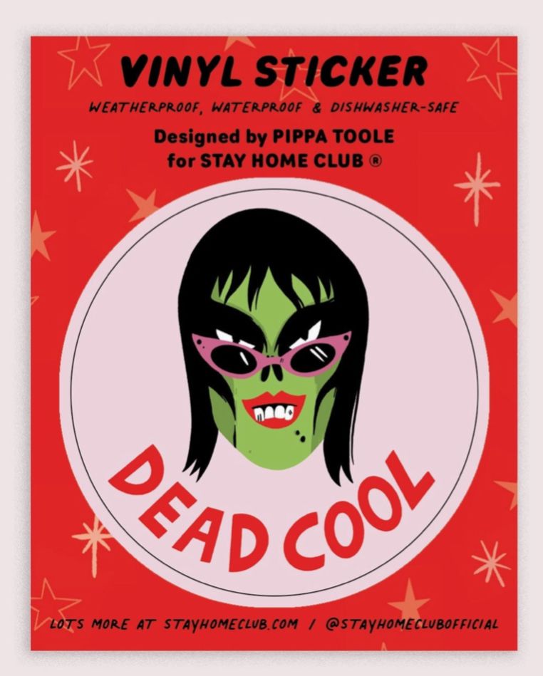 Dead Cool Vinyl Sticker