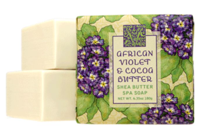 African Violet Shea Butter Soap
