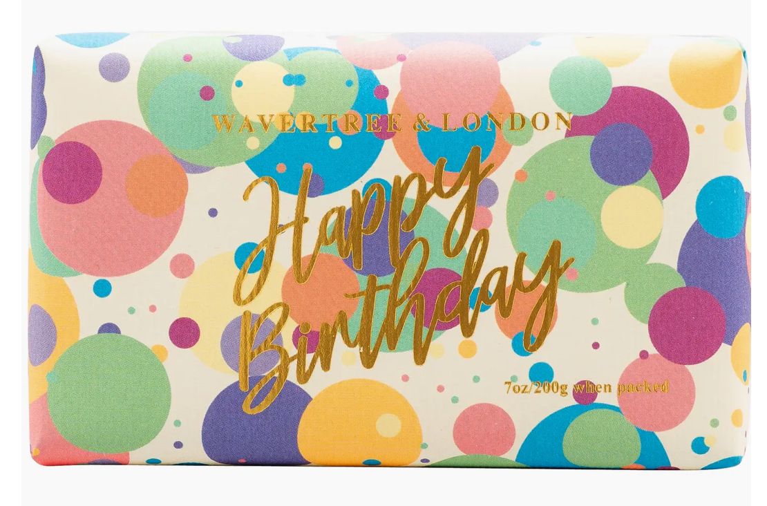 Wavertree &amp; London Happy Birthday Soap