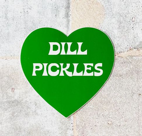 Dill Pickles Heart 