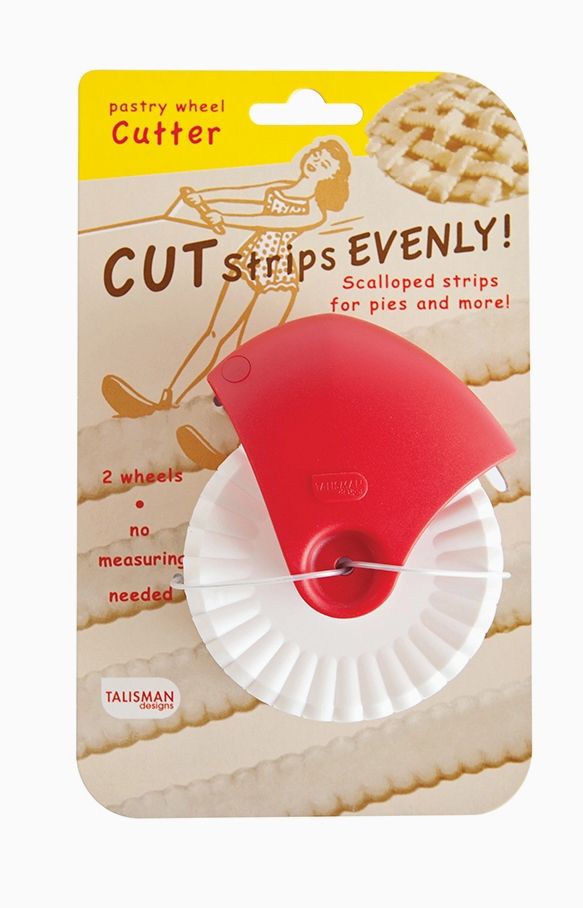 Pastry Wheel Scalloped Strips