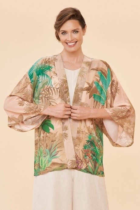 Kimono Jacket in Coconut