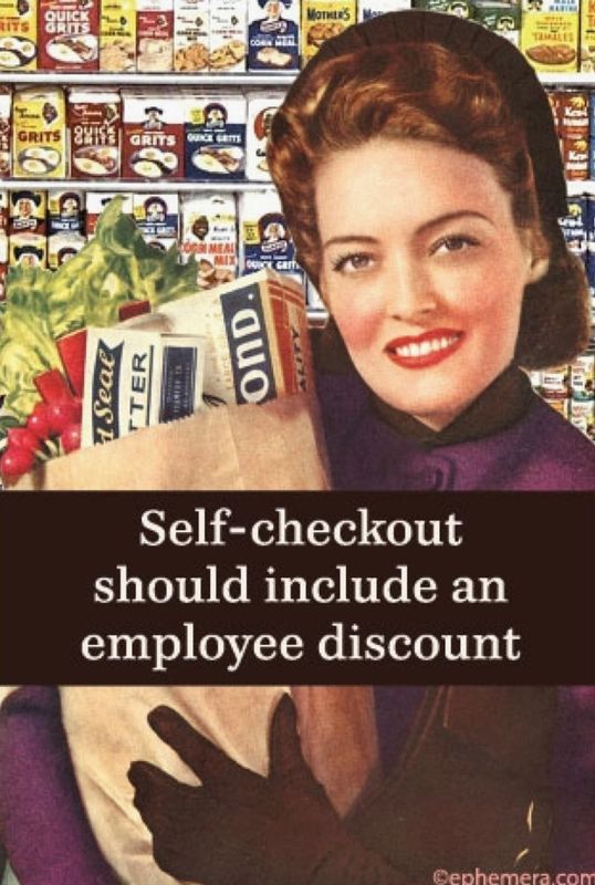 Self Checkout Should Include Magnet