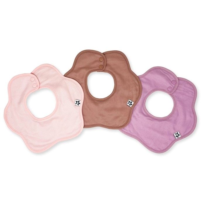 Kaffle Roundabout Bib Sets in Pink for Girls