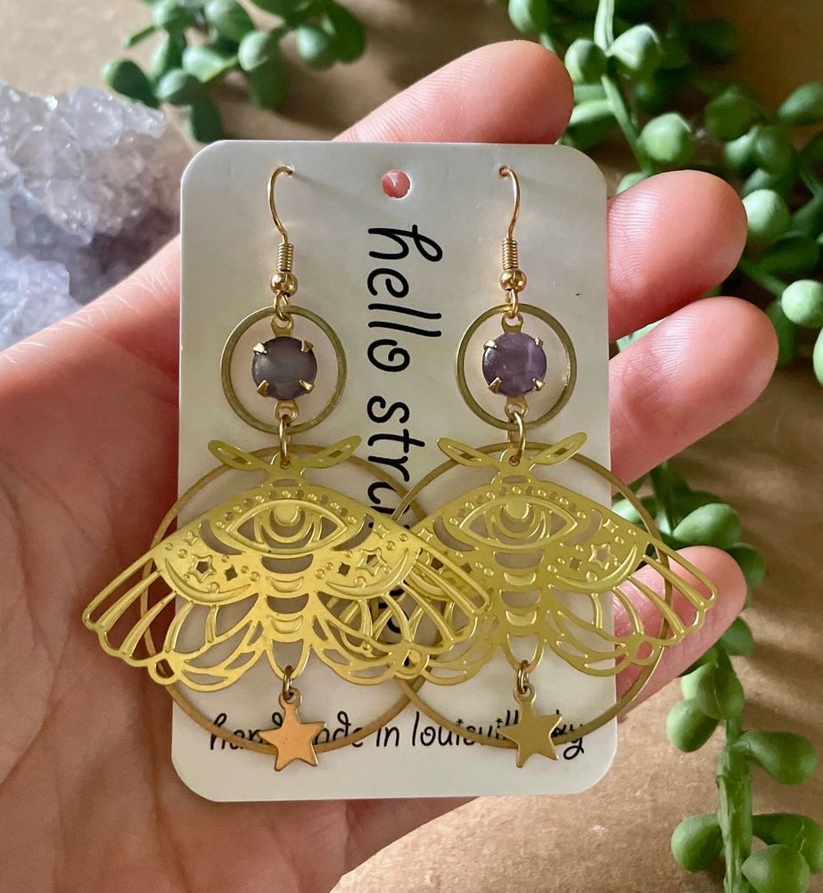 Saturnia Pavonia Earrings