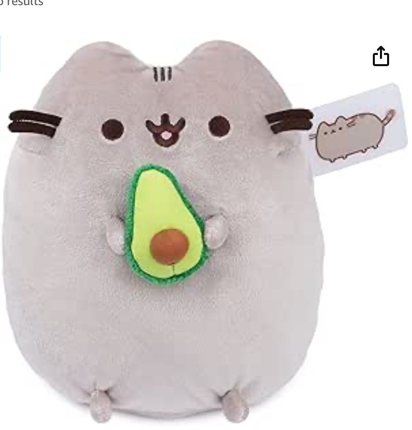 Pusheen Avacado, 9.5”