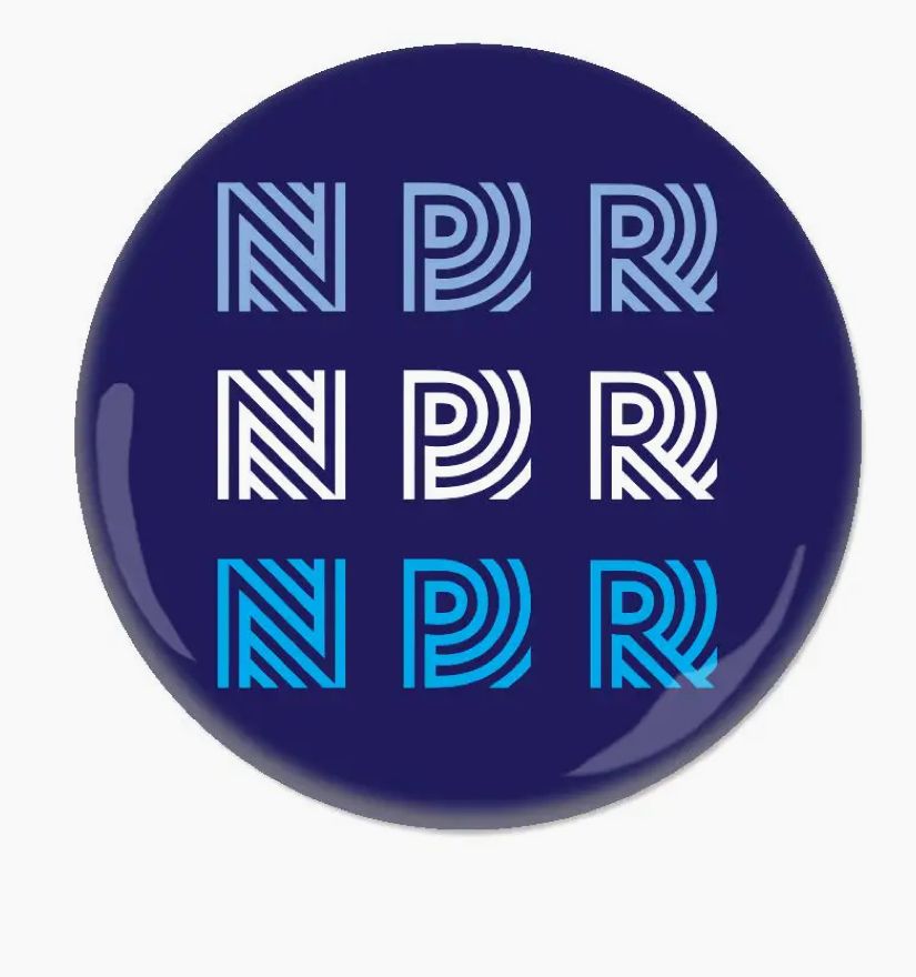 NPR 90&#39;s Logo Repeating Button
