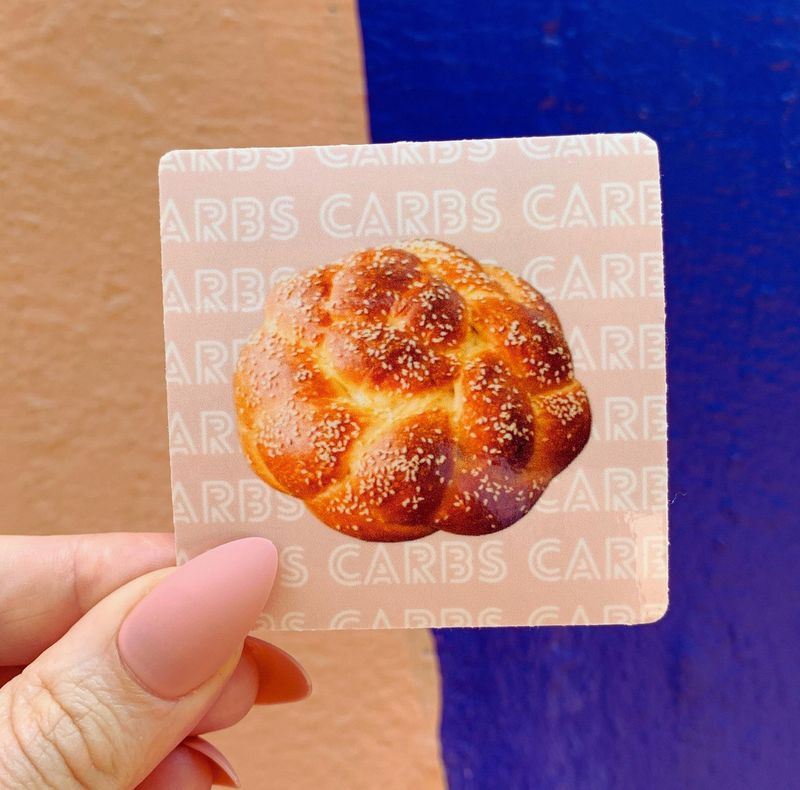 Carbs Carbs Carbs Sticker