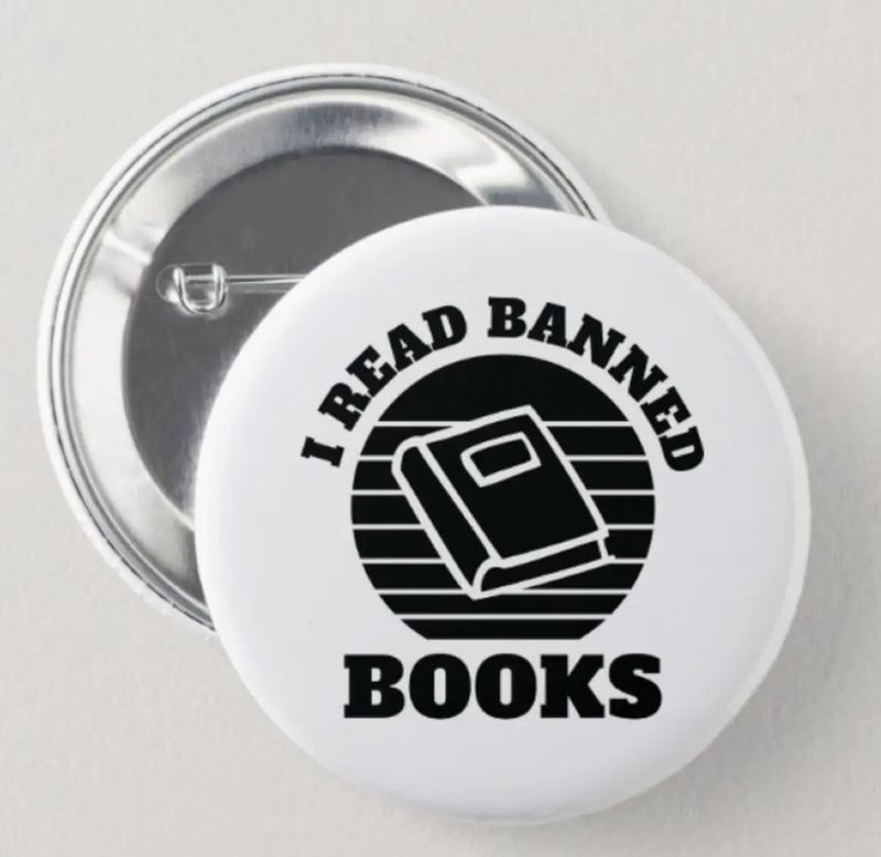 I Read Banned Books Button 