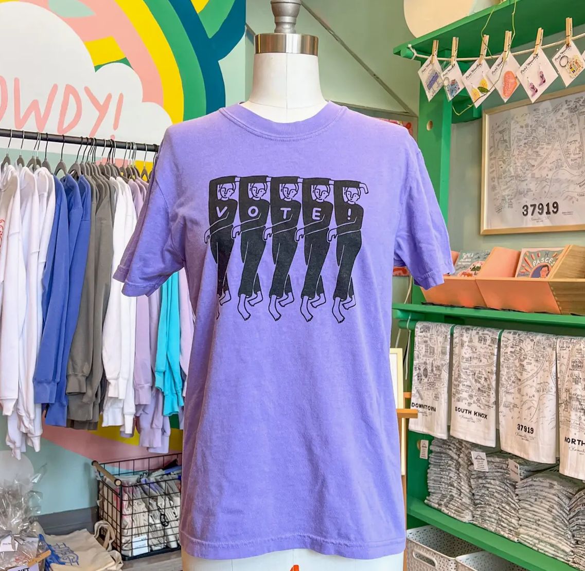 Vote (Dancers) Purple Comfort Fit T-Shirt