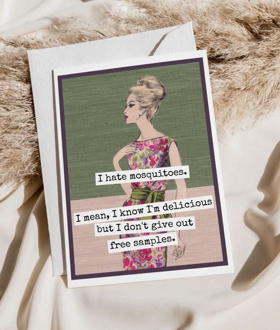I Hate Mosquitoes Card