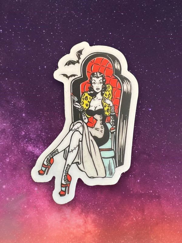Coffin Beauty Clear Sticker