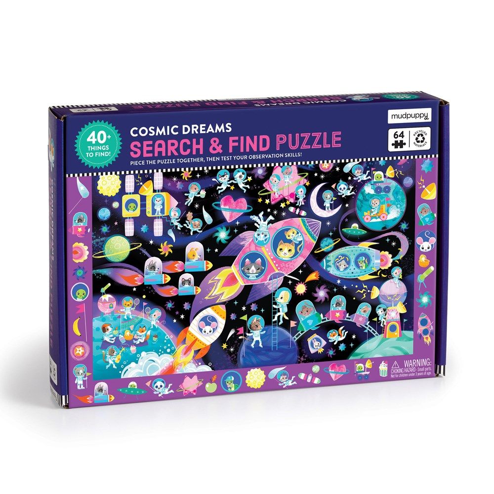Cosmic Dreams Search &amp; Find 64 piece Puzzle