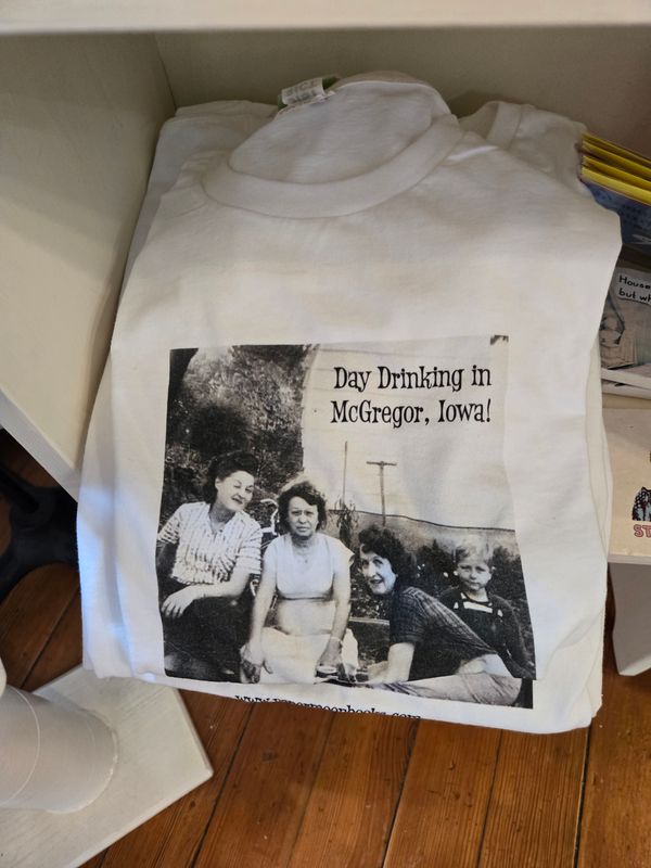 Day Drinking Ladies White Short Sleeve Tee