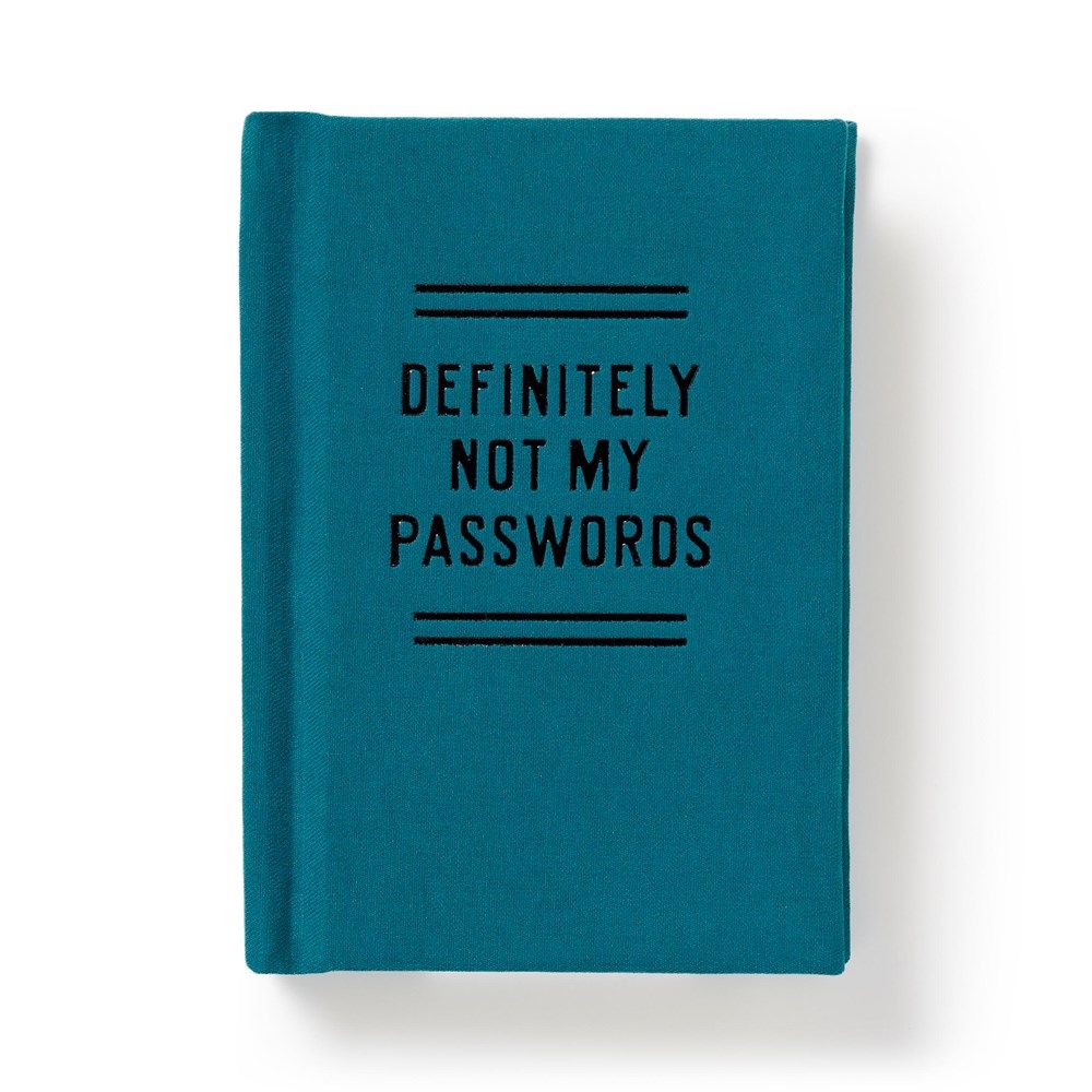 Definitely Not My Passwords Mini Book 