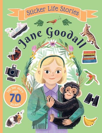 Sticker Life Stories- Jane Goodall